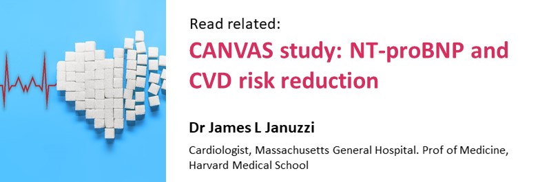 CANVAS study: NT-proBNP and CVD risk reduction